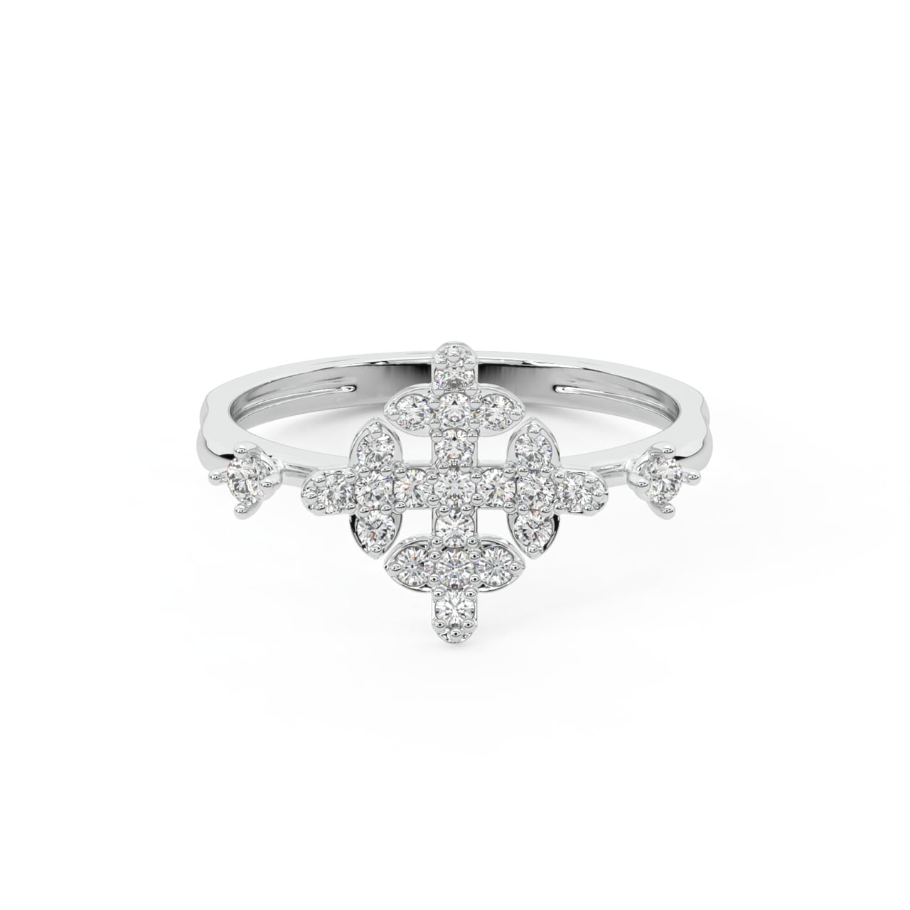 Sammie Round Diamond Engagement Ring